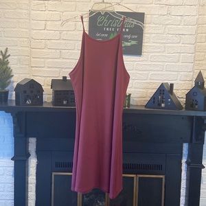Burgundy wallflower dress size XL